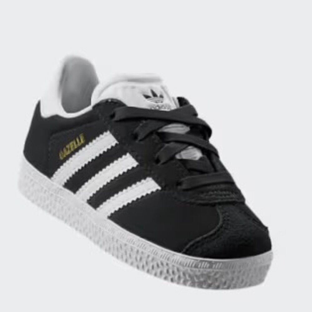Adidas Gazelle Comfort Closure Elastic Laces Shoes Kids 10K